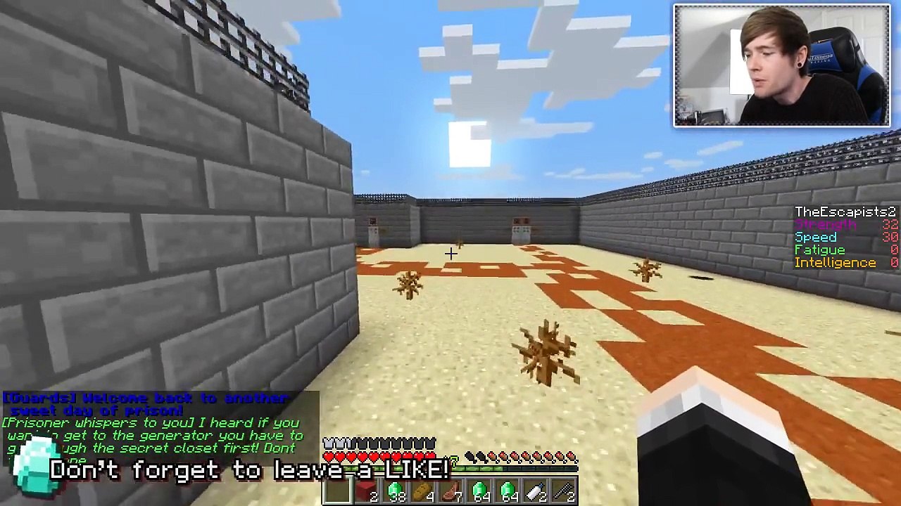 Minecraft | ESCAPING THE PRISON!! | Escapists 2 Custom Map #2