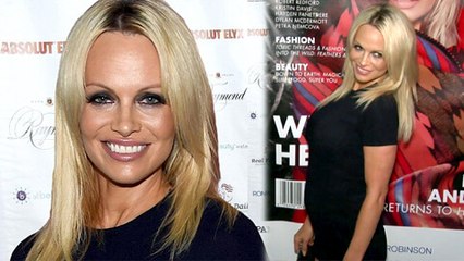 Pamela Anderson NO BOOB SHOW At Coco Eco Magazine Event