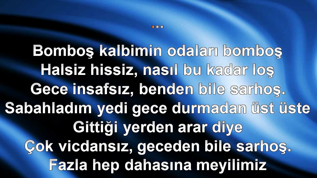 Sıla - Boş Yere - (2012 TÜRKÇE KARAOKE