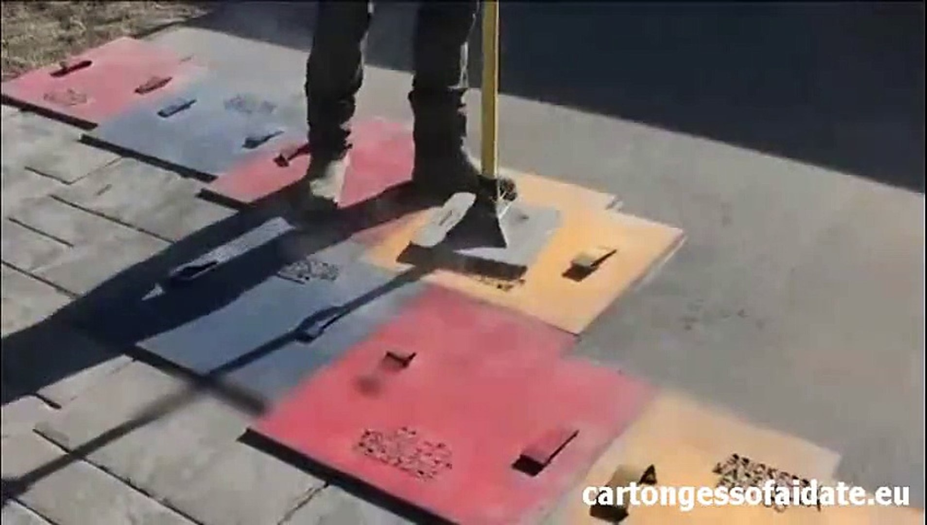 Pavimentazione in cemento stampato - Video Dailymotion