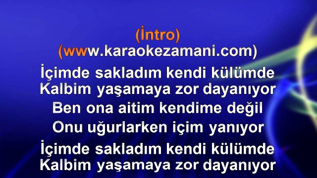Sinan Özen - O Gidiyor - (2004) TÜRKÇE KARAOKE