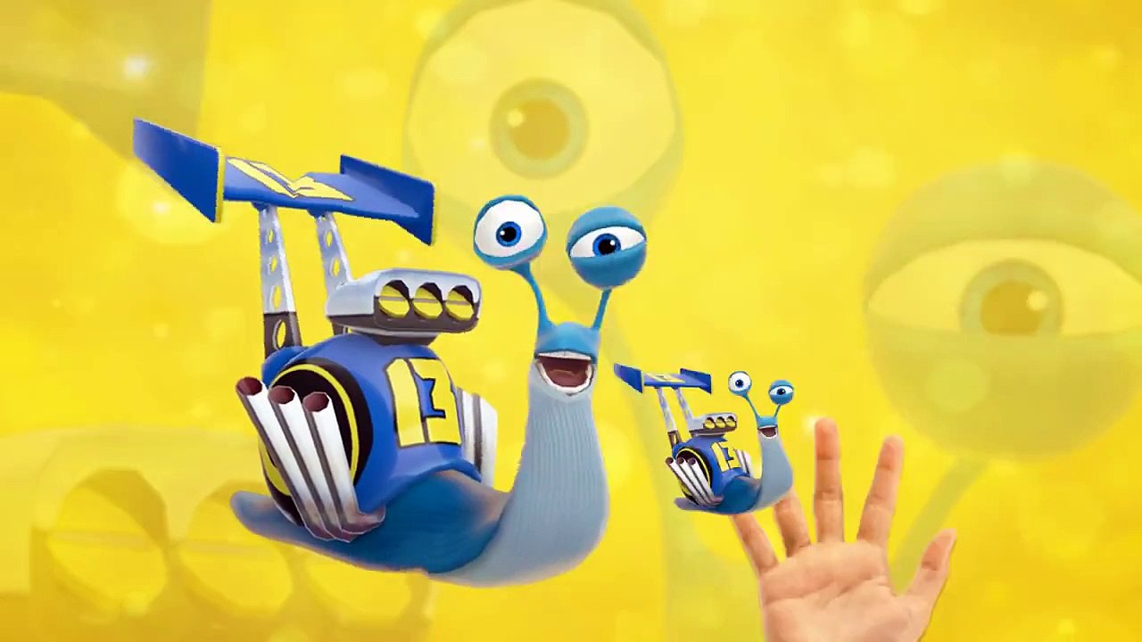Turbo Cartoon Finger Family Children Nursery Rhymes _ Turbo Finger Family Rhymes For Children