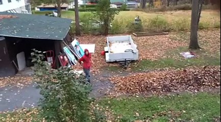 Brûler des feuilles mortes