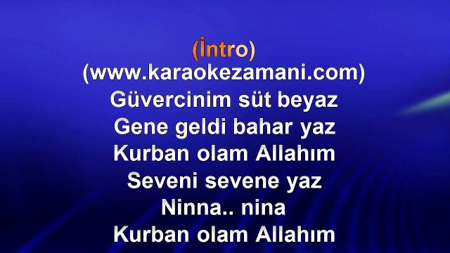Sinan Yılmaz - Güvercinim Süt Beyaz - (2012) TÜRKÇE KARAOKE
