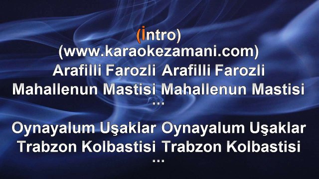 Sinan Yılmaz - Hoptek - 2009 TÜRKÇE KARAOKE