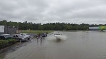 How to have some fun with a pick up during flood