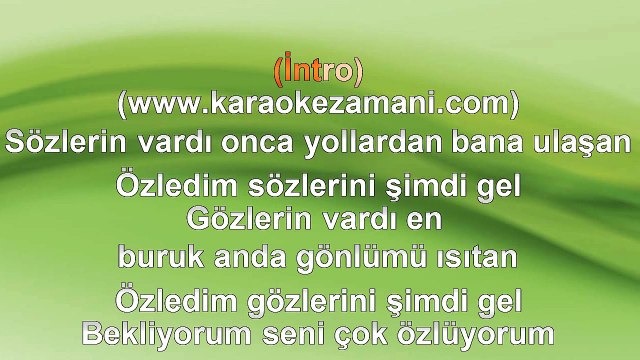 Soner Arıca - Haydi Şimdi Gel - 2006 TÜRKÇE KARAOKE