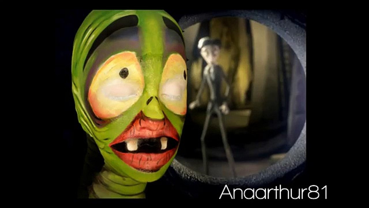 Corpse Bride Inspired Collab Makeup Tutorial _ Ethereal Gothic Dark Make-up Look