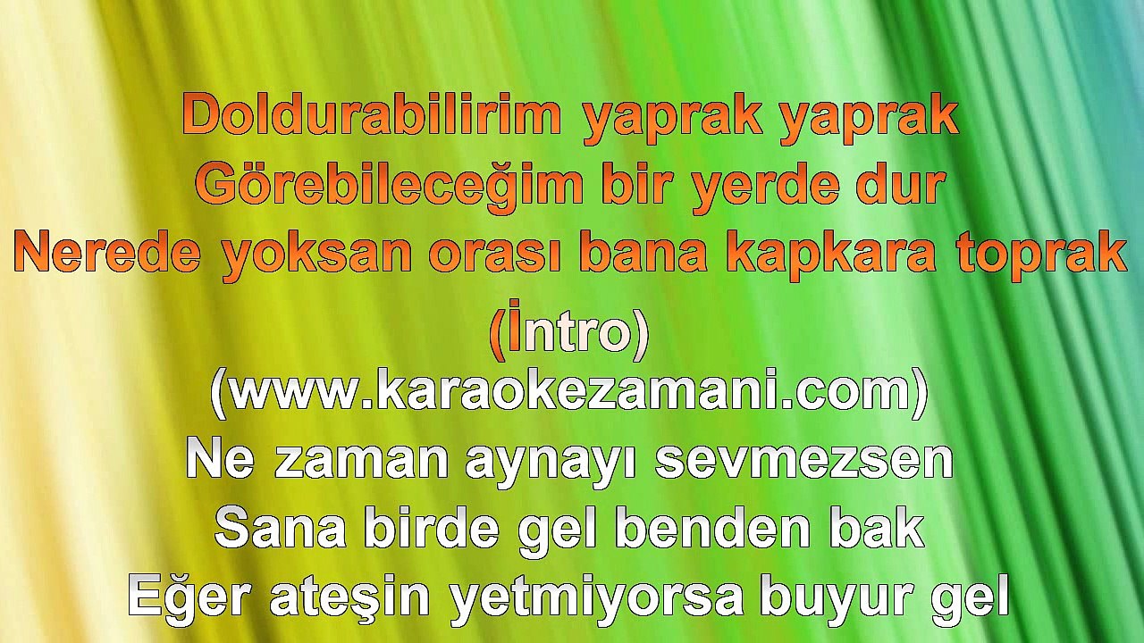 Soner Sarıkabadayı - Kutsal Toprak - (Ufuk Akyıldız - Remix - 2013 TÜRKÇE KARAOKE