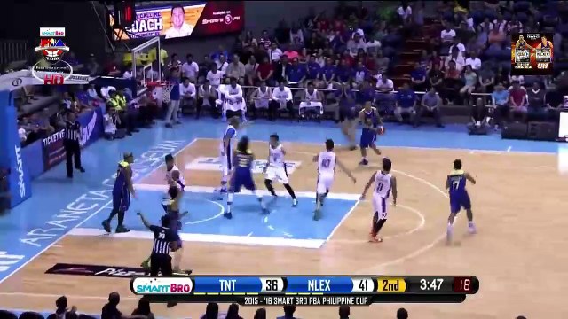 Castro blows by the NLEX defense for the sweet layup