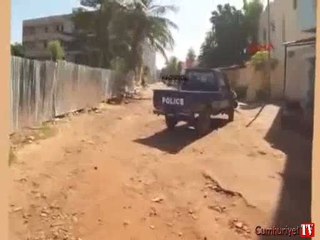 Maliler rehinelerin bulunduğu oteli böyle görüntülendi