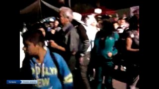 Protesta MORENA a Diputado Local en San Juan del Río