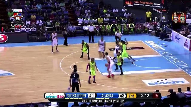 Abueva drives the paint, scores the layup and gets the and-one