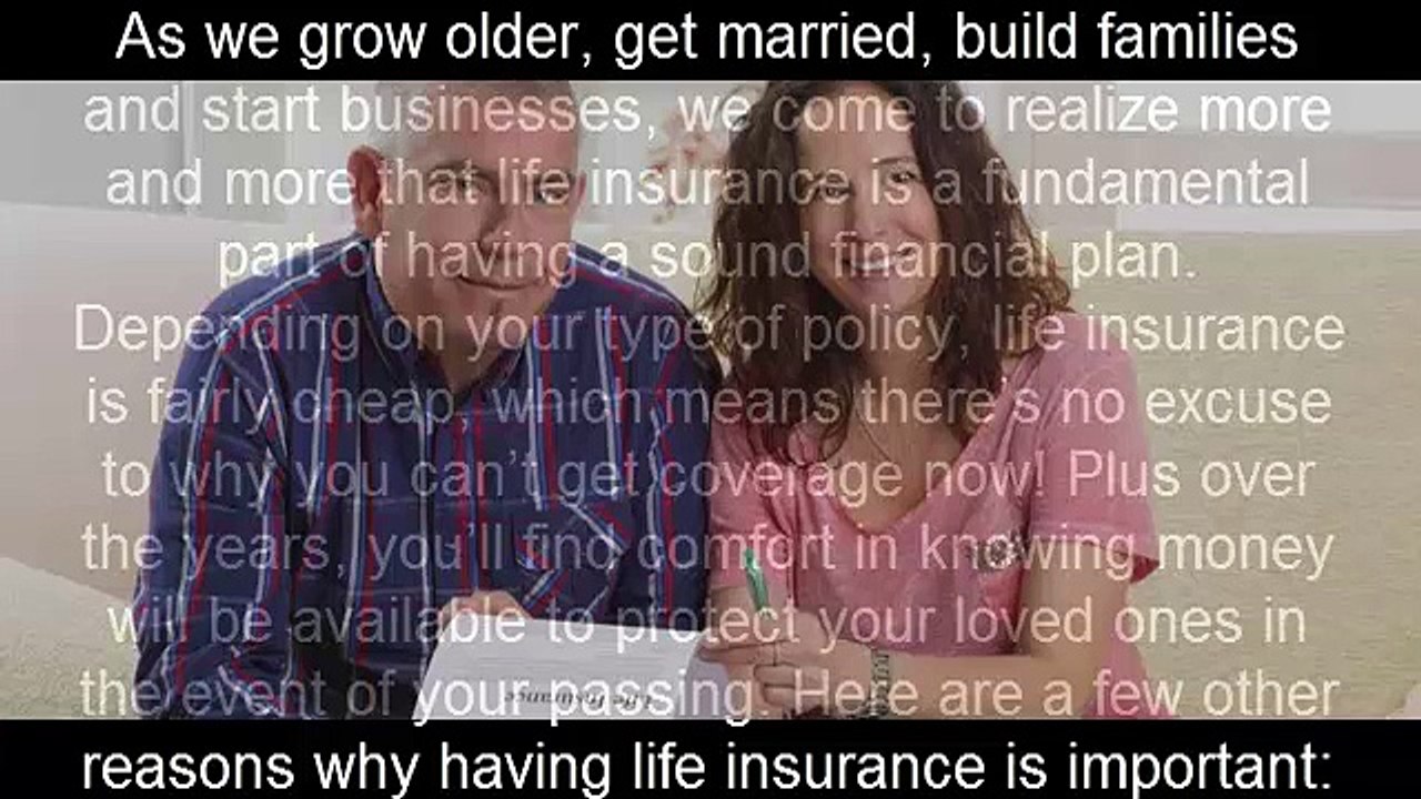 5 IMPORTANT REASONS WHY YOU NEED LIFE INSURANCE