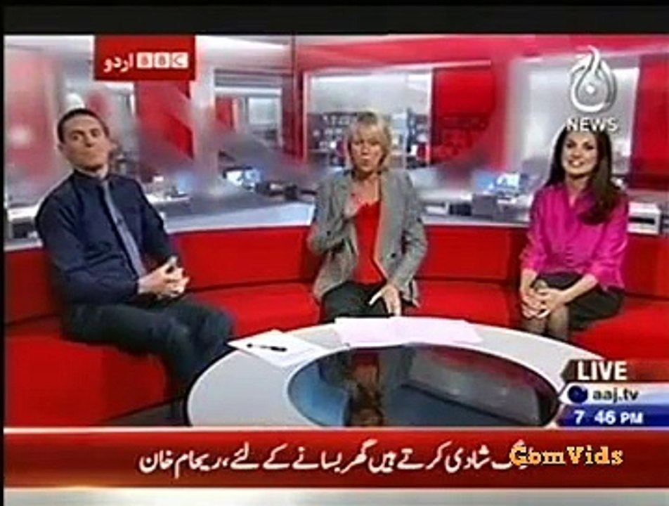 Reham Khan interview BBC Urdu Sairbeen (Aaj News) 19-11-2015
