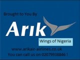 Arik Airways, Arik Air Cheap Flights to Lagos from London Heathrow