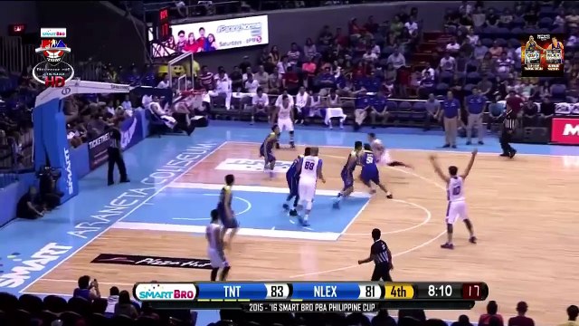 Anthony spins around the defender and then goes up for the layup