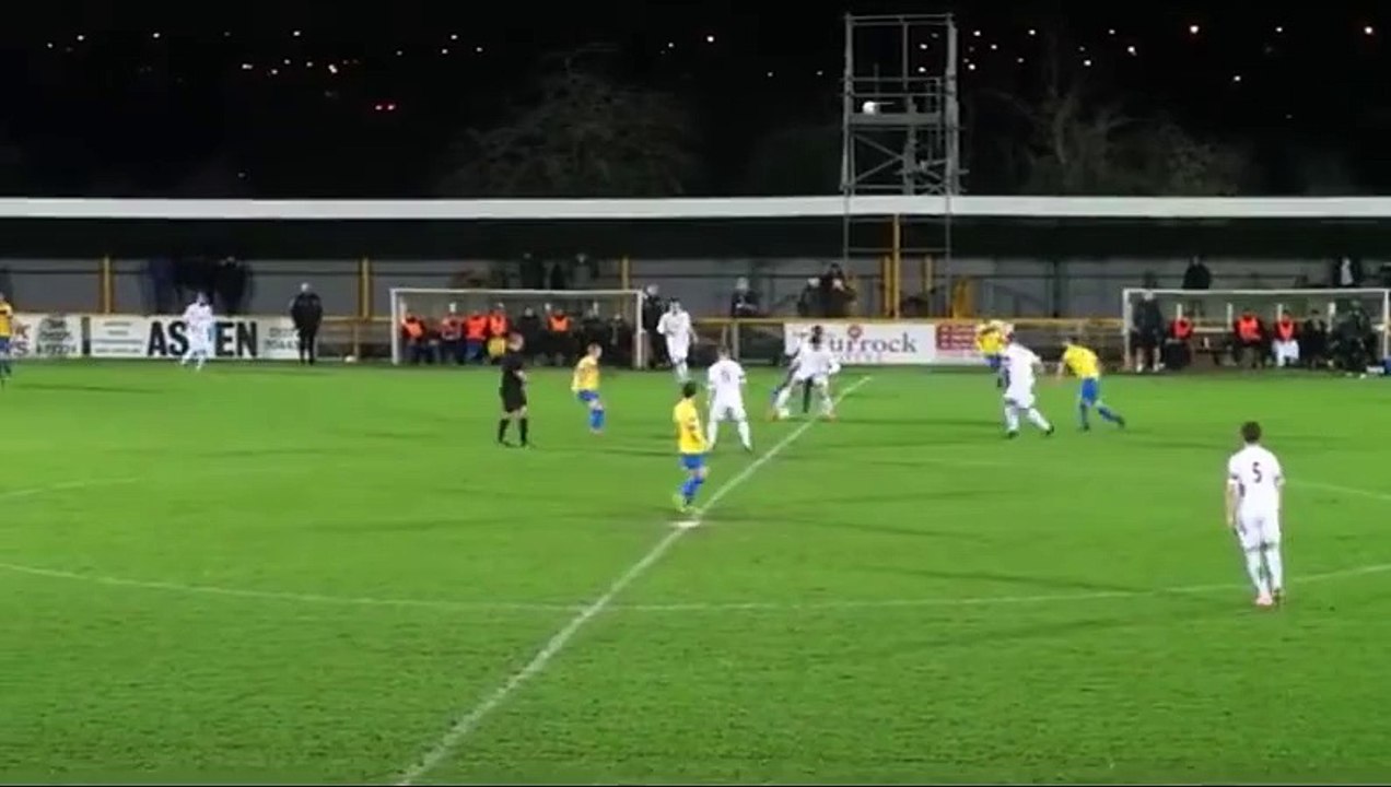 Amazing goal from......... wind