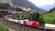 Vapore e Merci sulla Ferrovia del Gottardo Historic and Freight trains on Gotthard 27/06/1
