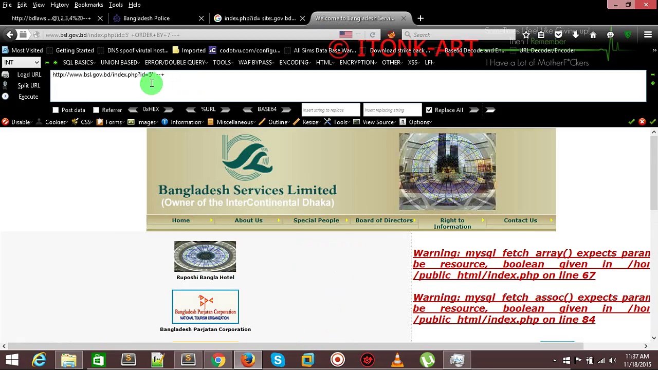 sql injection part 5 (order bypass,waf bypass,mod security bypass)
