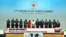 President Park arrives in Malaysia for ASEAN summits