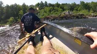 Canoe Fail Slowly Starts Sinking Into the Water