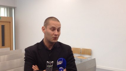 Réaction après l'audience du mari de la policière tuée