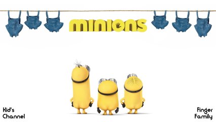 MINIONS - Finger Family - Daddy Finger - Nursery Rhyme with Lyrics