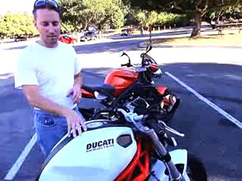 2010 Triumph Street Triple R vs. 2011 Ducati Monster 796 Motorcycle Shootout