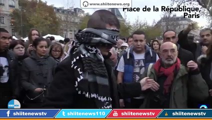 A Message from a Blindfolded Muslim Man in Paris