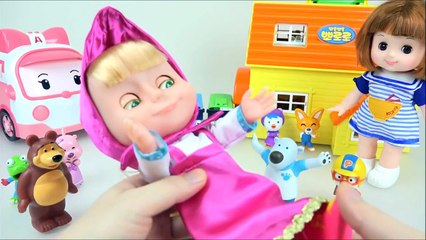 Masha and The Bear 마샤와 곰 과 뽀로로 콩순이 장난감 Baby doll & Pororo toys Маша и Медведь Игрушки
