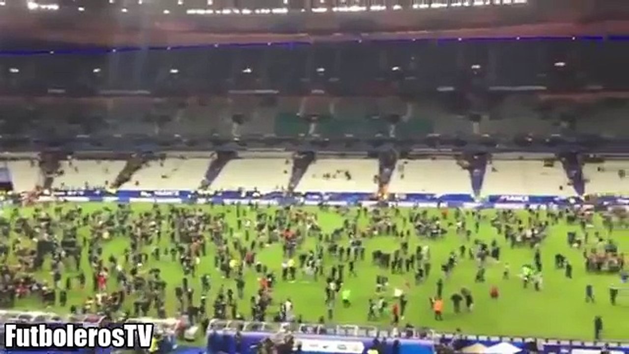 Terrorist attack in Paris Bomb Explosion during France vs Germany FULL Video