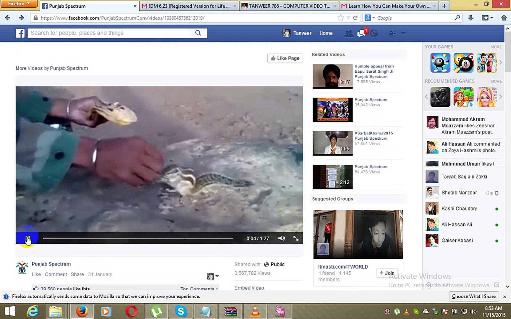 ⁣How to facebook short video free download by tanweer786