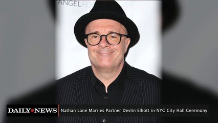 Nathan Lane Marries Partner Devlin Elliott in NYC City Hall Ceremony