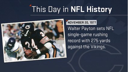 Walter Payton sets single-game rushing record I This Day in NFL History