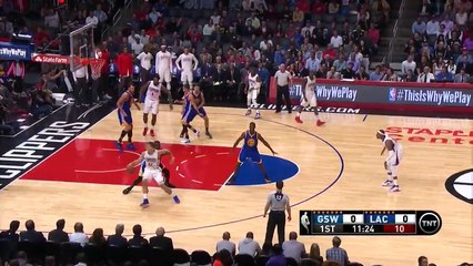 Stephen Curry Starts Off with a Three _ Warriors vs Clippers _ November 19, 2015 _ NBA