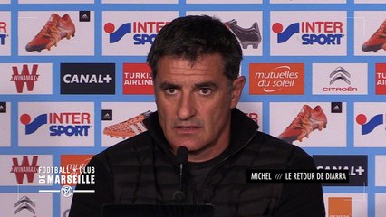 Michel évoque le retour de Diarra après les attentats
