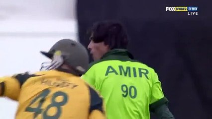 Shahid Afridi Takes- An Amazing -Catch of -White