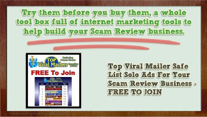 Free Trial Marketing Lead Tools For Scam Review Business