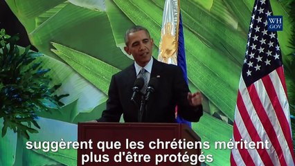 Ne plus accueillir des réfugiés aux États-Unis ? Barack Obama répond aux Républicains