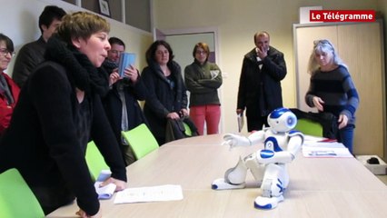 Le Relecq-Kerhuon. Nao le robot fait son show au collège Camille-Vallaux