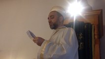 Prêche de la paix à la mosquée turque