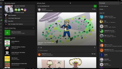 Windows 10 - Mise à jour de l'application Xbox