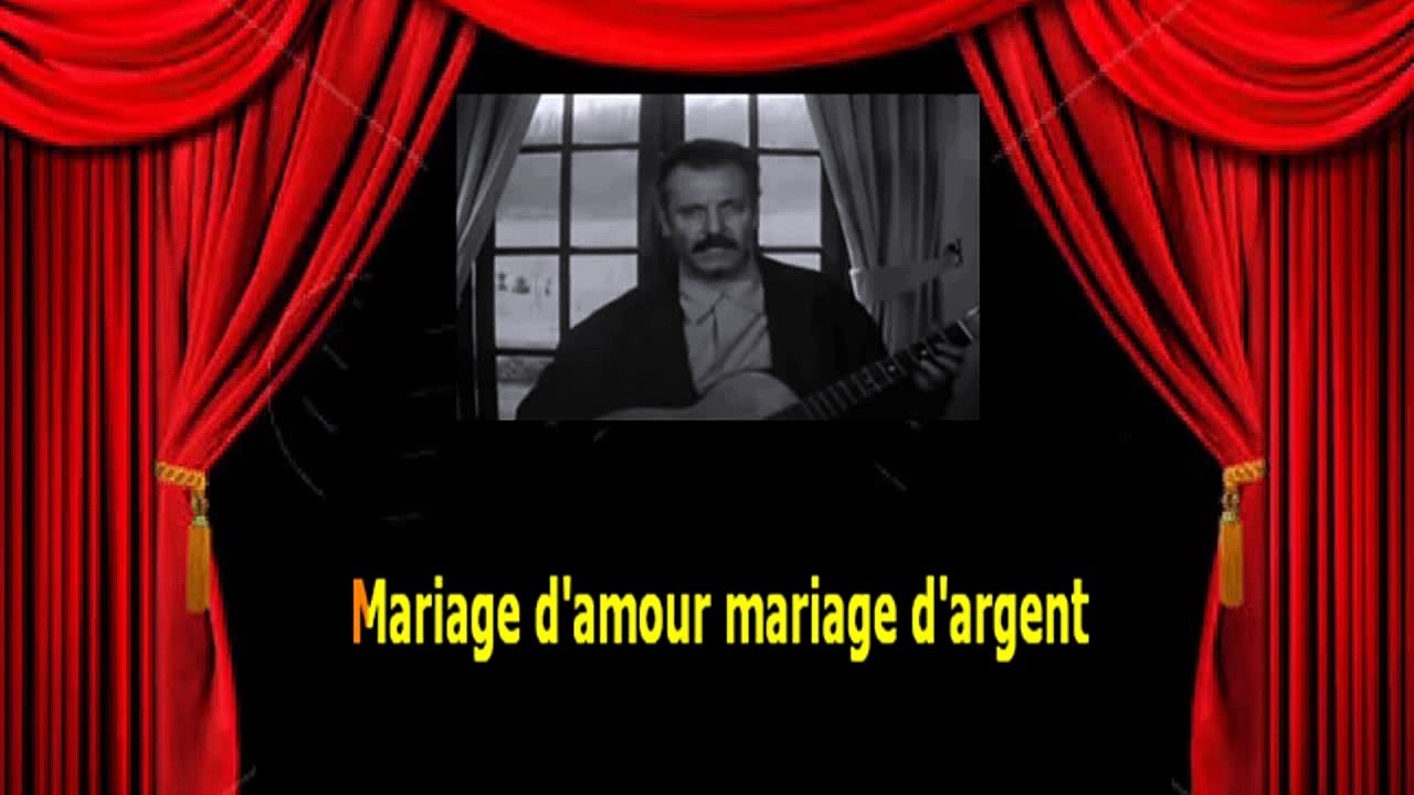 Karaoké Georges Brassens - La marche nuptiale