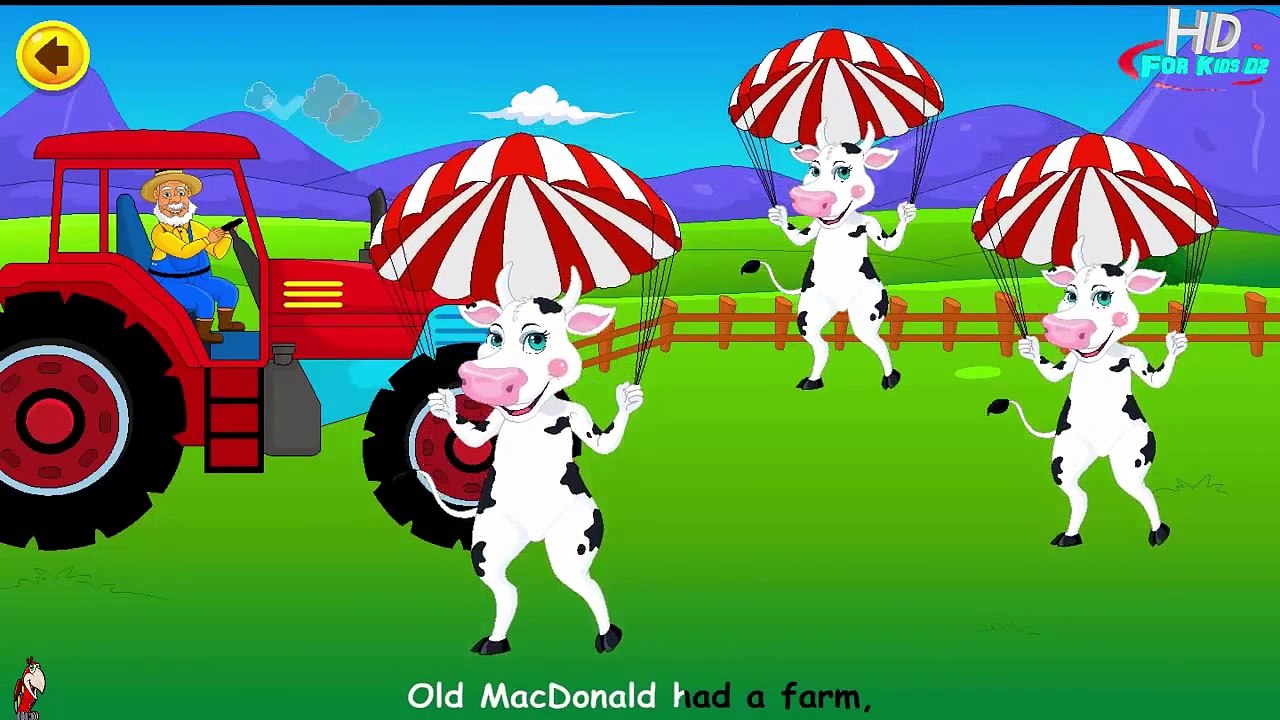 Nursery Rhymes : Old Macdonald Had A Farm Cartoon English - Dailymotion ...