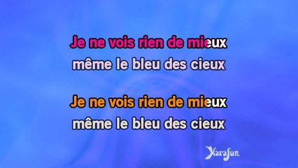 Karaoké Plus bleu que tes yeux - Charles Aznavour *