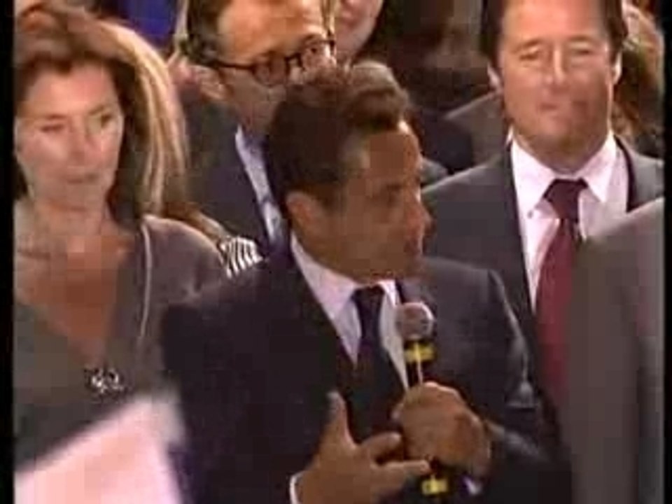Sarkozy à la Concorde 6 Mai 2007