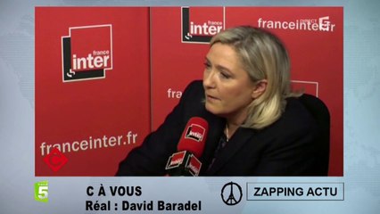 Marine Le Pen quitte l'émission de France Inter en direct