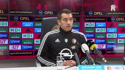 20-11-2015 Van Bronckhorst wil niets prijs geven over opstelling