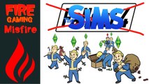 Fire Misfire...Fallout 4 as The Sims (with Water Gaming)